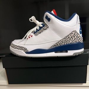 Air Jordan True Blue 3s size 8.5
